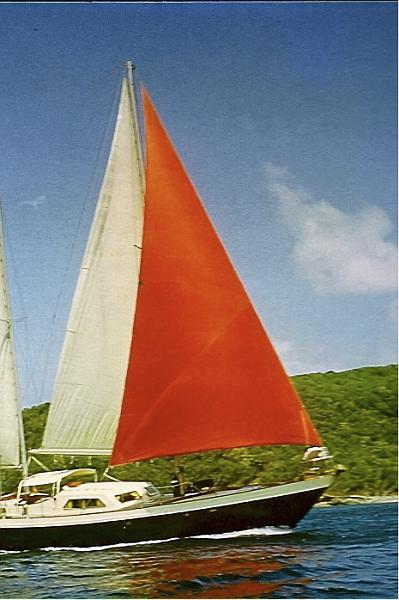 sc000c8c70.jpg - Christmas 1973 on bord the "Kebir" in transit from Antigua to Martiique Caribbean Islands of West Indies.  Mom had just graduated from college and needed a vacation after student teaching.  Little did we know, this would be the last vacation while Pat and Mark were still living at home.